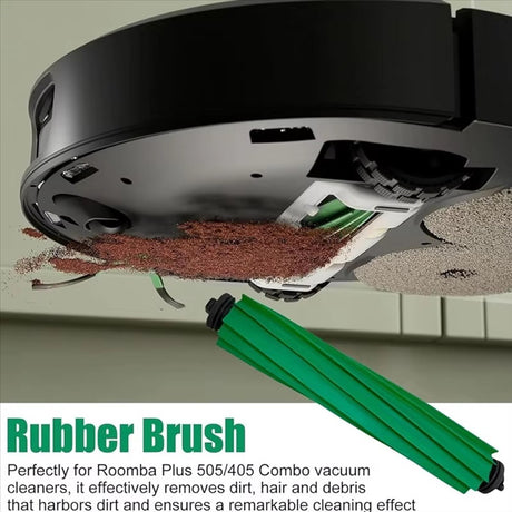 Støvsugerbørste til Robotstøvsuger iRobot Roomba Plus 505 Combo / 405 Combo - Grøn