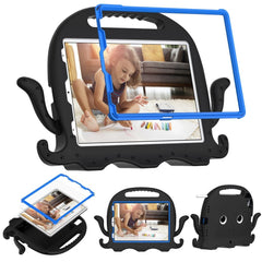 EIDERWOOD iPad Air 11" (2025 / 2024) / Pro 11" (2025 - 2018) Børne Cover m. Skulderstrop & Håndholder - Blæksprutte - Sort