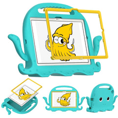 Samsung Galaxy Tab A8 10.5" (2021) Børne Cover m. Skulderstrop & Håndholder - Blæksprutte - Turkis