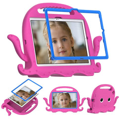 Samsung Galaxy Tab A8 10.5" (2021) Børne Cover m. Skulderstrop & Håndholder - Blæksprutte - Rosa