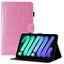 iPad 11" (2025) / iPad 10.9" (2024/2022) Glitter Cover m. Flipstander & Kortholder - Lyserød