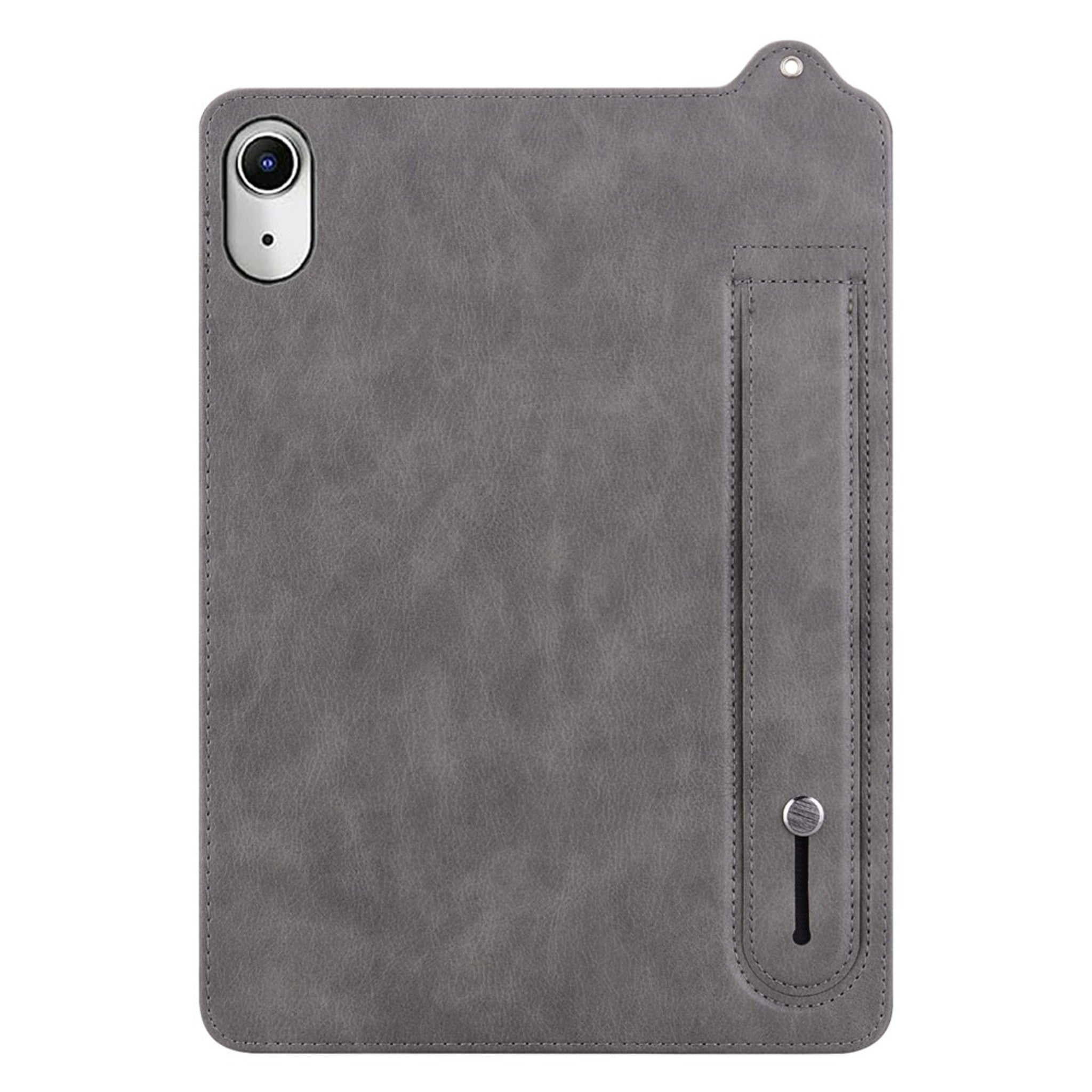 iPad Mini (2026) 8. Gen. EIDERWOOD Kunstlæder Bagside Cover m. Strop Kickstand - Grå