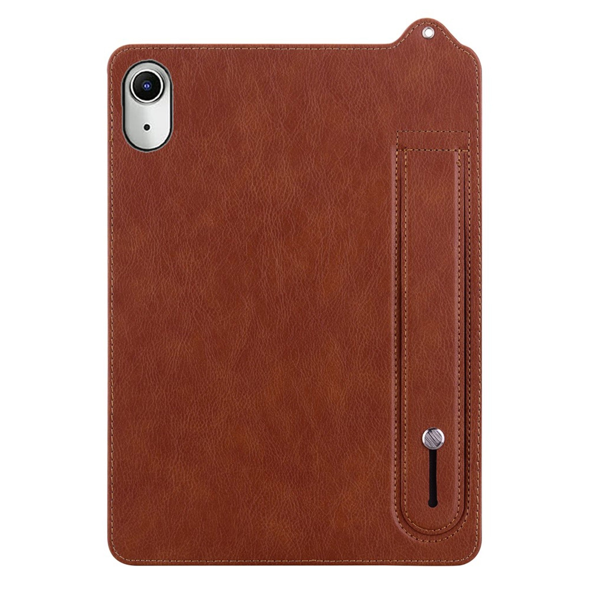iPad Mini (2026) 8. Gen. EIDERWOOD Kunstlæder Bagside Cover m. Strop Kickstand - Brun