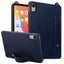 iPad Mini (2026) 8. Gen. EIDERWOOD Kunstlæder Bagside Cover m. Strop Kickstand - Blå