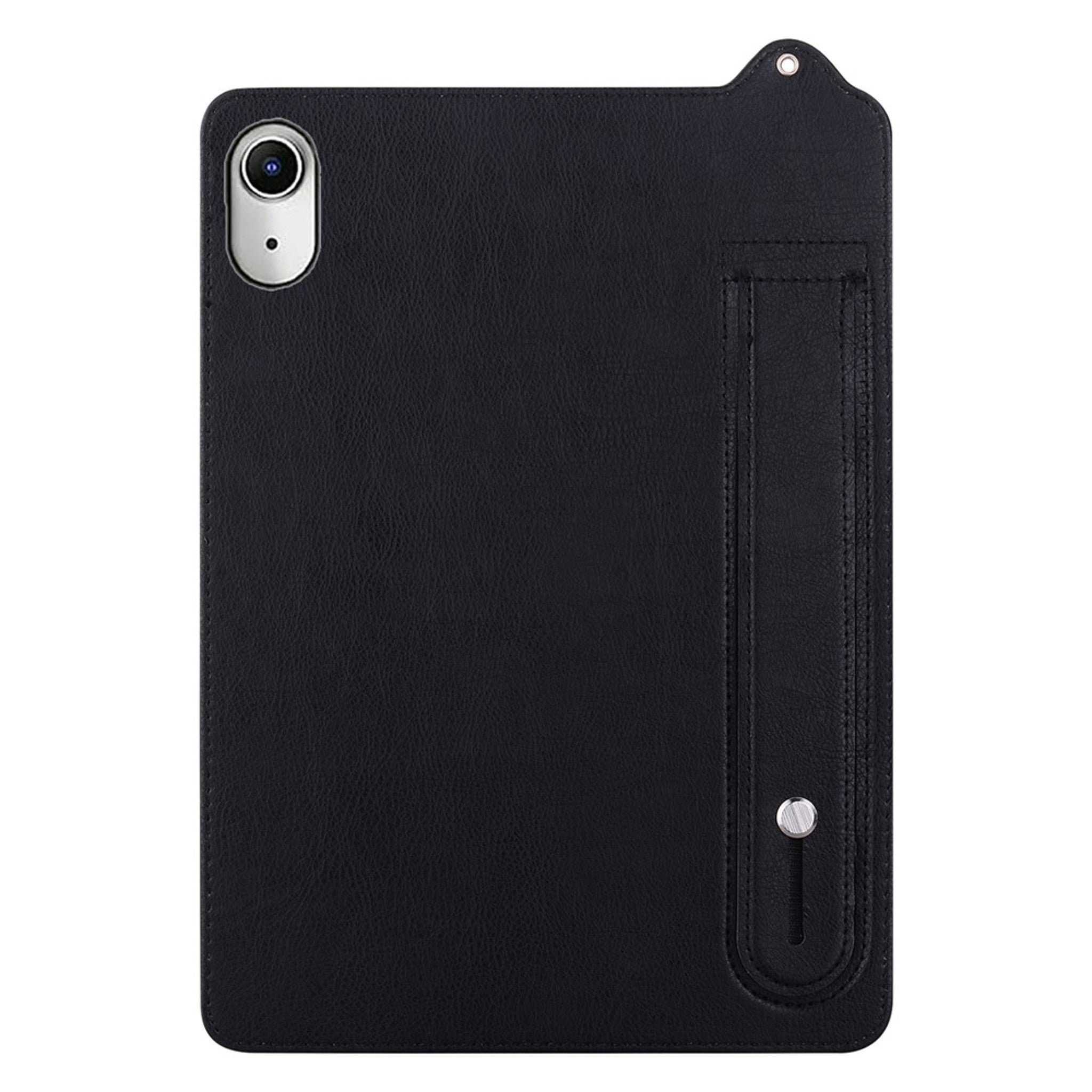iPad Mini (2026) 8. Gen. EIDERWOOD Kunstlæder Bagside Cover m. Strop Kickstand - Sort