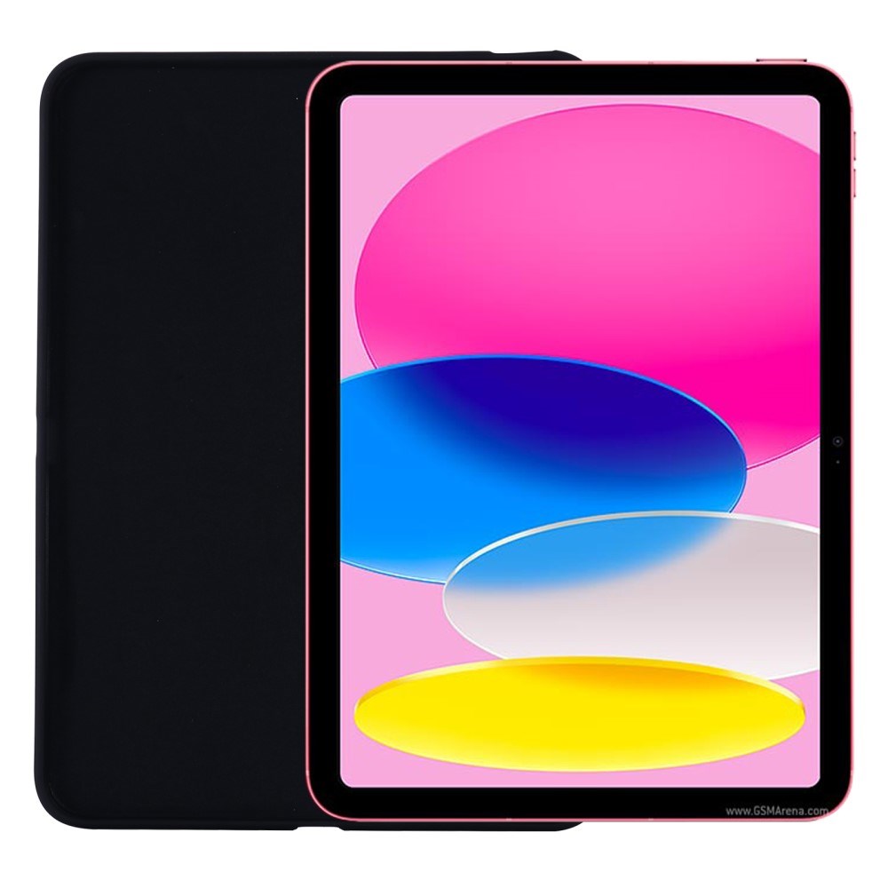 iPad 11" (2025) / iPad 10.9" (2024/2022) Liquid Silikone Shockproof Cover - Sort