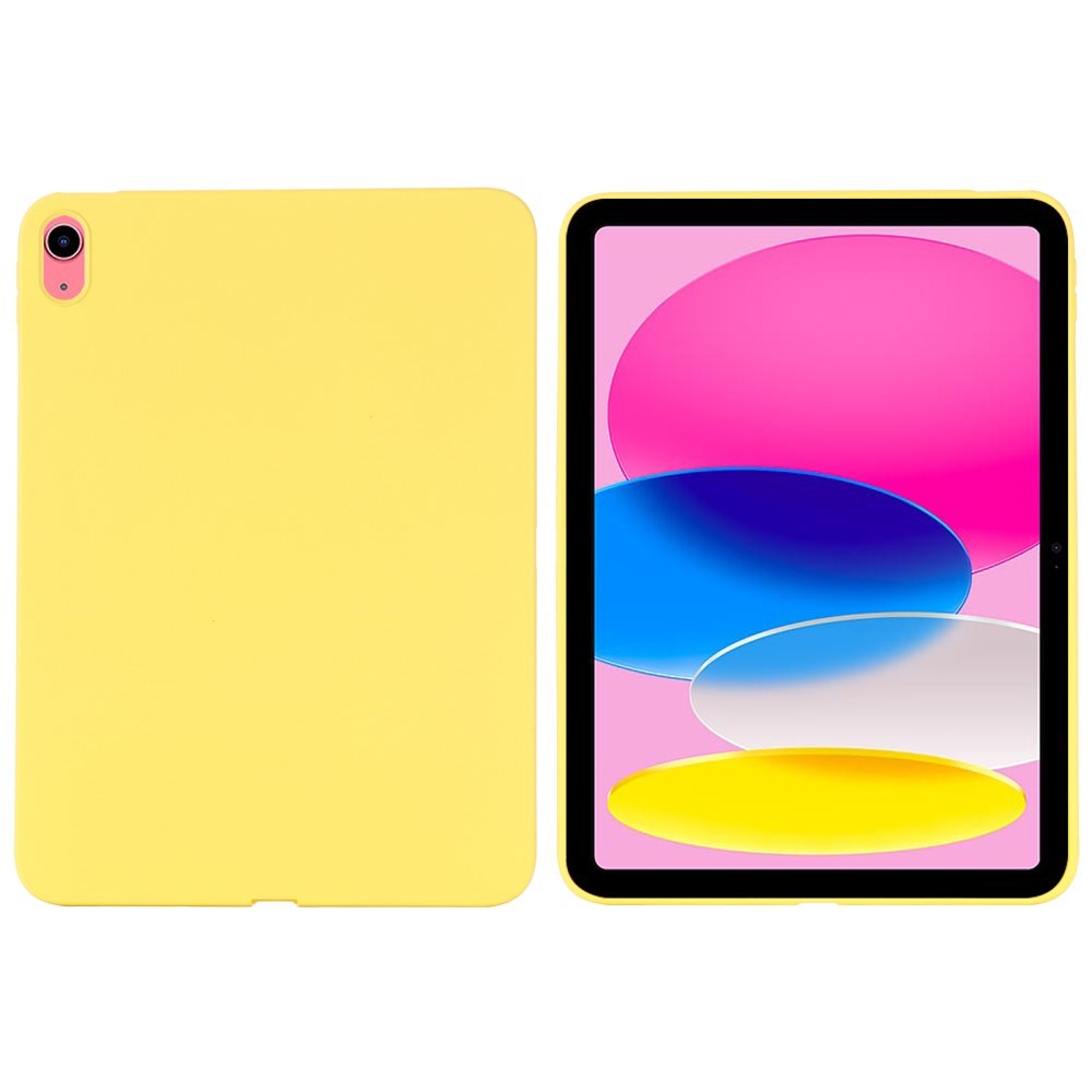 iPad 11" (2025) / iPad 10.9" (2024/2022) Liquid Silikone Shockproof Cover - Gul