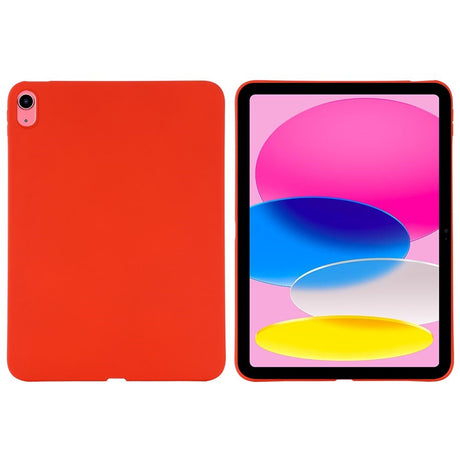 iPad 11" (2025) / iPad 10.9" (2024/2022) Liquid Silikone Shockproof Cover - Rød