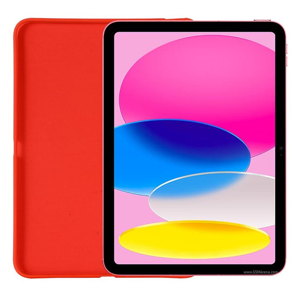 iPad 11" (2025) / iPad 10.9" (2024/2022) Liquid Silikone Shockproof Cover - Rød