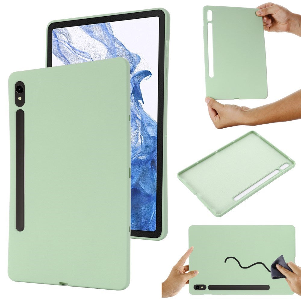 EIDERWOOD Samsung Galaxy Tab S10 FE / S9 FE Foret Silikone Cover - Grøn