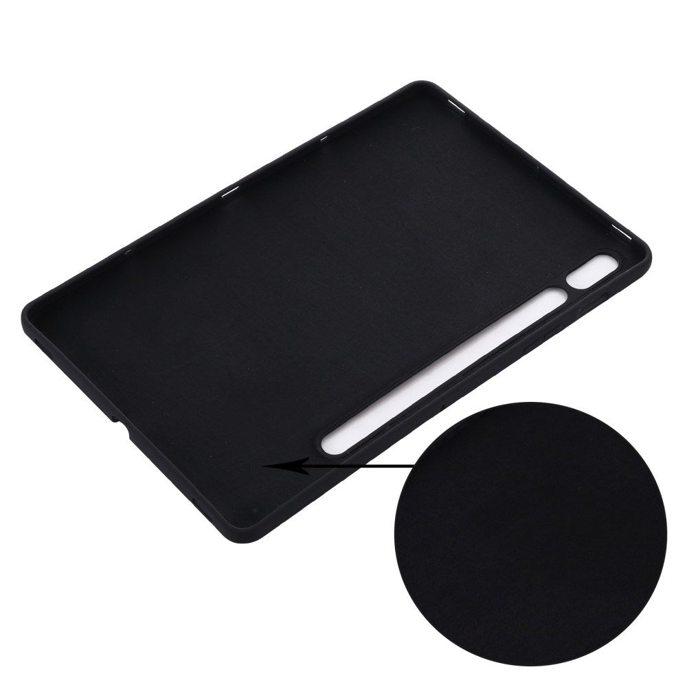 EIDERWOOD Samsung Galaxy Tab S10 FE / S9 FE Foret Silikone Cover - Sort
