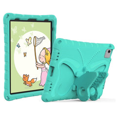 EIDERWOOD iPad Air 11" (2025 / 2024) Børne Cover - Butterfly Kickstand Cover m. Skulderstrop - Mintgrøn