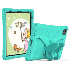 EIDERWOOD iPad Pro 11" (2025 / 2024) Børne Cover - Butterfly Kickstand Cover m. Skulderstrop - Mintgrøn