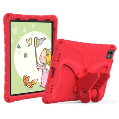 EIDERWOOD iPad Pro 11" (2025 / 2024) Børne Cover - Butterfly Kickstand Cover m. Skulderstrop - Rød