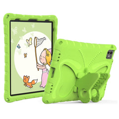 EIDERWOOD iPad Pro 11" (2025 / 2024) Børne Cover - Butterfly Kickstand Cover m. Skulderstrop - Grøn
