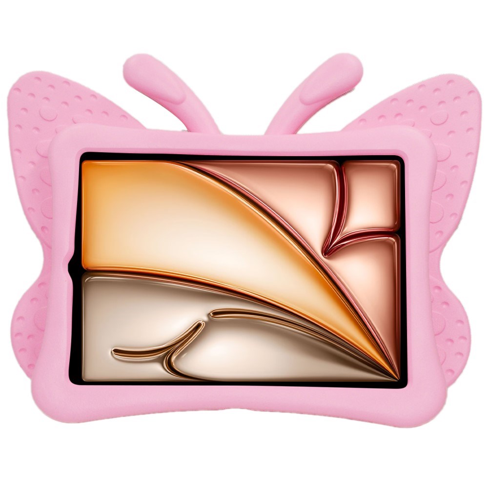 EIDERWOOD iPad Air 11" (2026 / 2025 / 2024) - Butterfly Super 360 Degree Position Cover - Lyserød