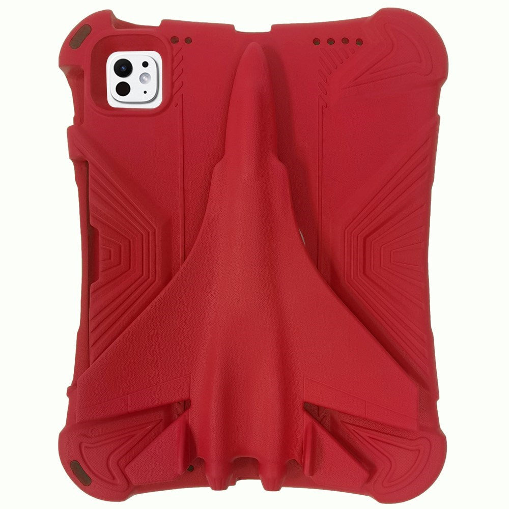 EIDERWOOD iPad Pro 11" (2025 / 2024) Airplane 360 Degree Position Børne Cover - Rød