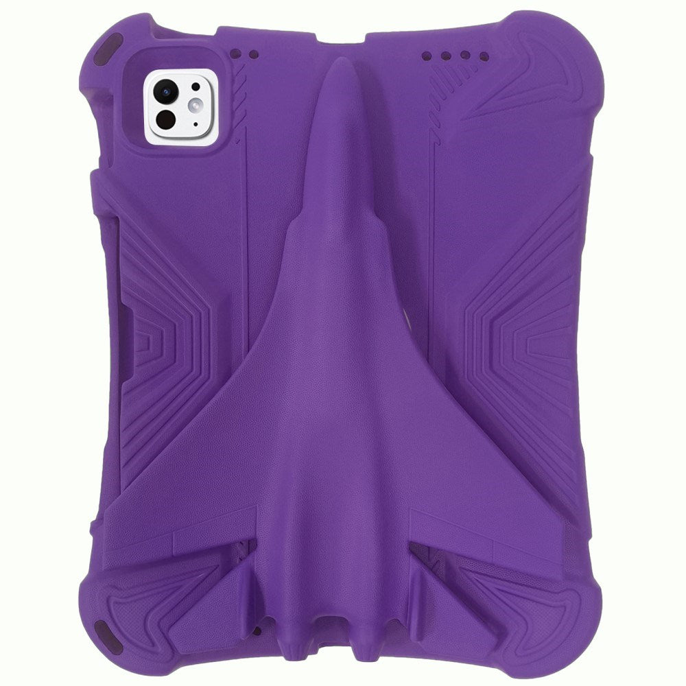 EIDERWOOD iPad Pro 11" (2025 / 2024) Airplane 360 Degree Position Børne Cover - Lilla