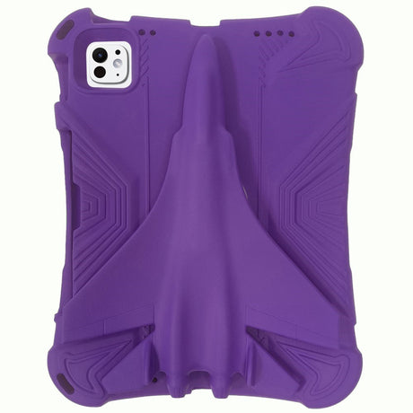 EIDERWOOD iPad Pro 11" (2025 / 2024) Airplane 360 Degree Position Børne Cover - Lilla