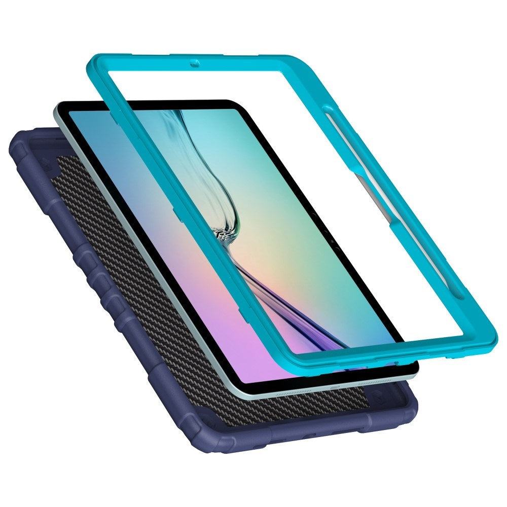 EIDERWOOD iPad Air 11" (2026 / 2025 / 2024) Børne Cover m. Kickstand & Håndtag - Mørkeblå