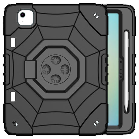 EIDERWOOD iPad Air 11" (2026 / 2025 / 2024) Børne Cover m. Kickstand & Håndtag - Sort