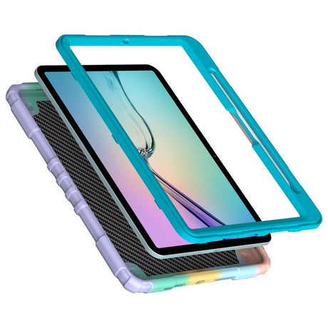 EIDERWOOD iPad Air 11" (2026 / 2025 / 2024) Børne Cover m. Kickstand & Håndtag - Regnbue