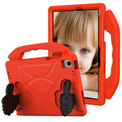 Samsung Galaxy Tab A11+ (Plus) / A9+ (Plus) EIDERWOOD Børne Cover - Thumb Kickstand Cover - Rød