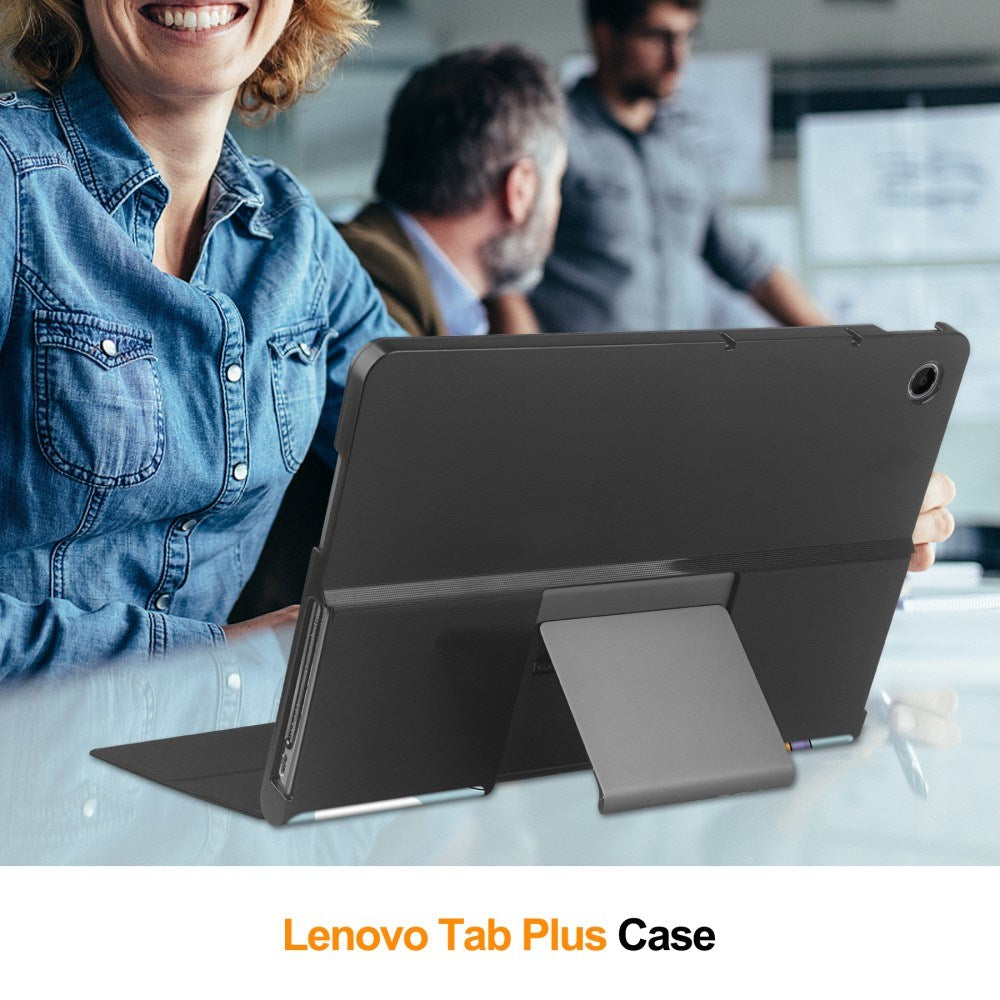 EIDERWOOD Lenovo Tab Plus 11.5" Vegansk Læder Cover m. Mønster - Enhjørning