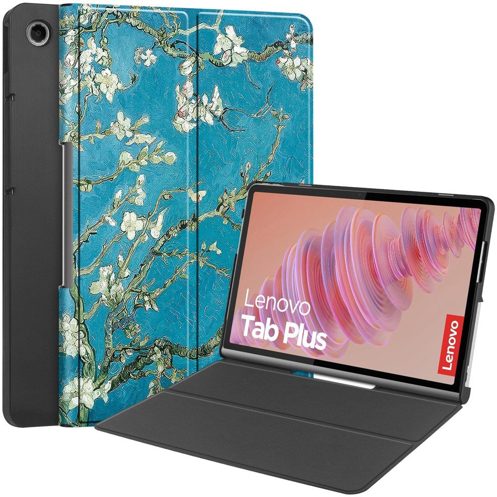 EIDERWOOD Lenovo Tab Plus 11.5" Vegansk Læder Cover m. Mønster - Blomst