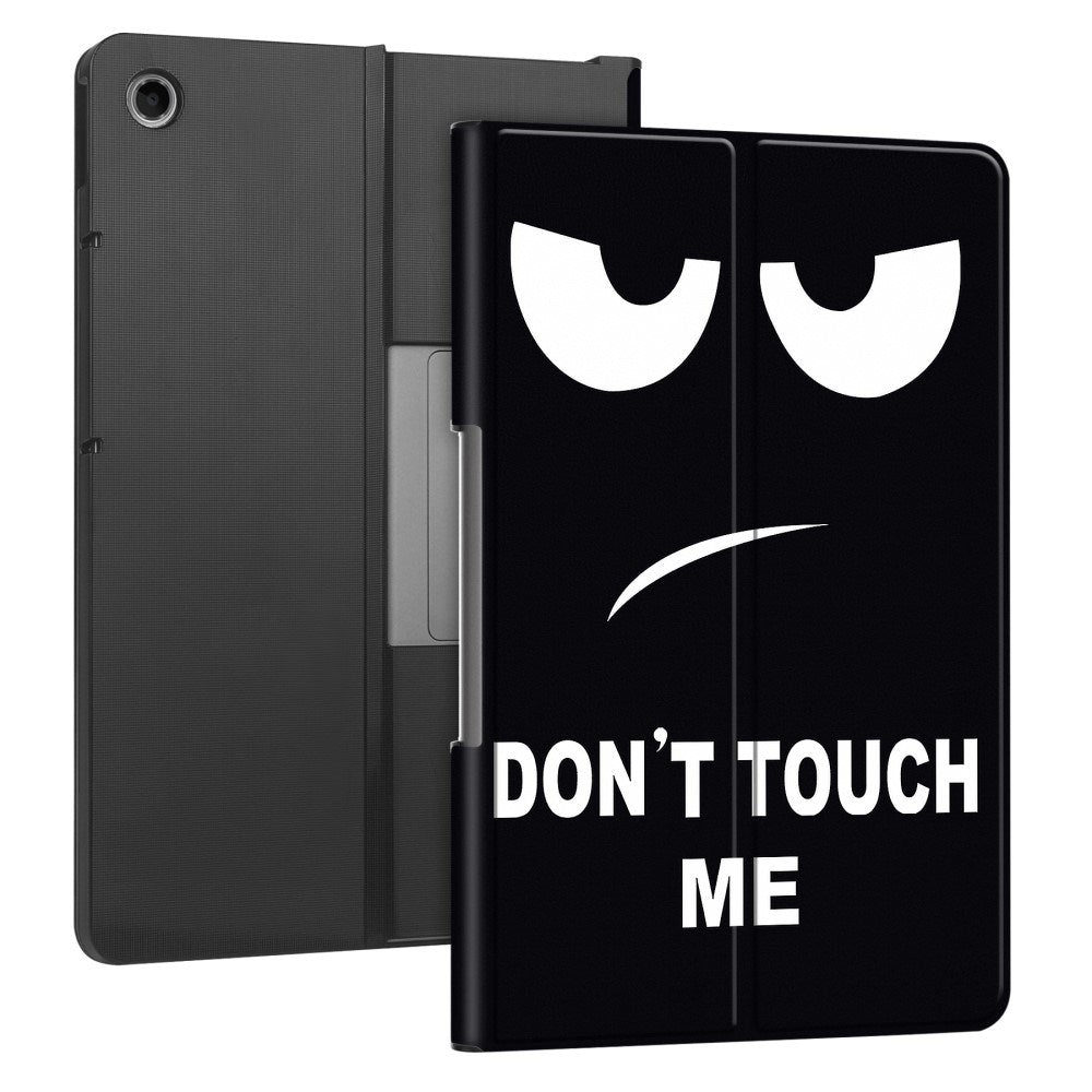 EIDERWOOD Lenovo Tab Plus 11.5" Vegansk Læder Cover m. Mønster - "Don't Touch Me"