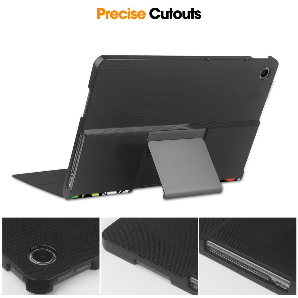 EIDERWOOD Lenovo Tab Plus 11.5" Vegansk Læder Cover m. Mønster - Graffiti