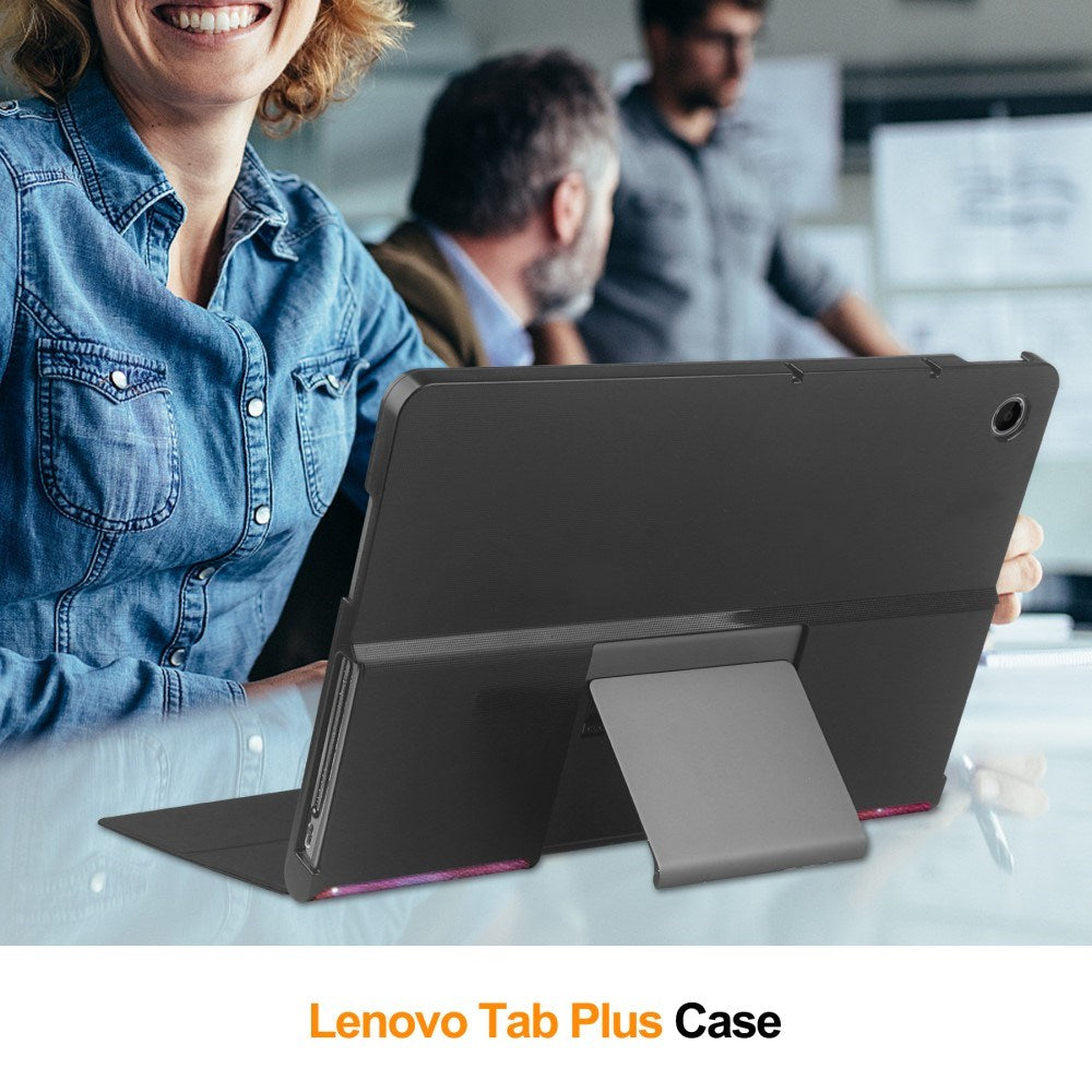 EIDERWOOD Lenovo Tab Plus 11.5" Vegansk Læder Cover m. Mønster - Galakse