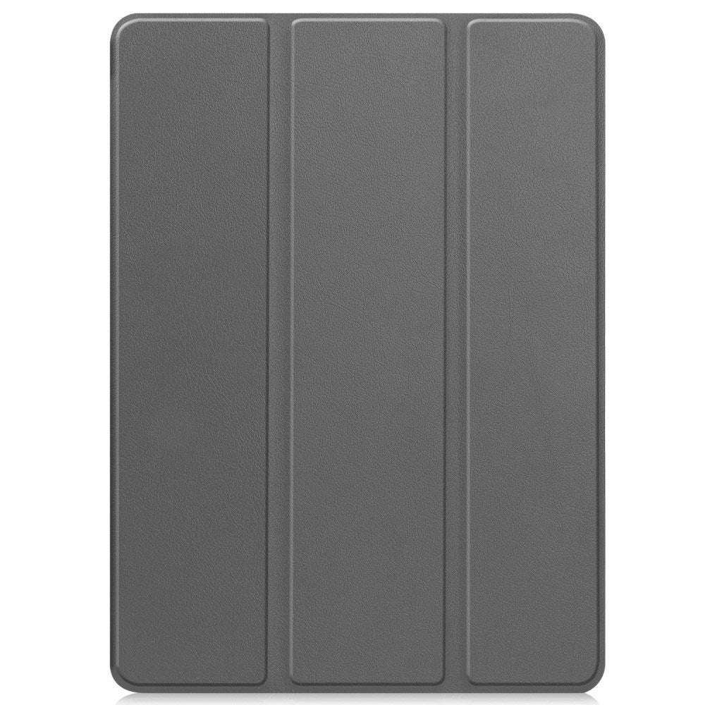 OnePlus Pad 2 Tri-Fold Læder Cover m. Vågeblus Funktion - Grå