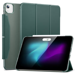 iPad Air 13" (2025 / 2024) / Pro 12.9 (2022 / 2021) ESR Tri-Fold Flip Cover m. Apple Pencil Holder - Grøn