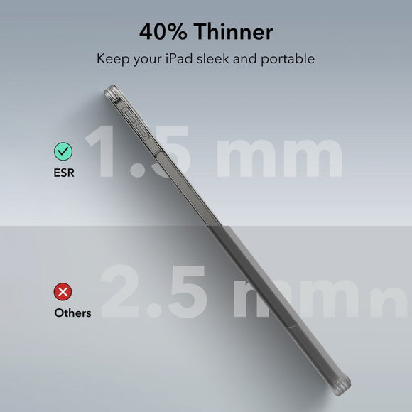 iPad Air 13" (2026 / 2025 / 2024) ESR Hybrid Cover - Gennemsigtig