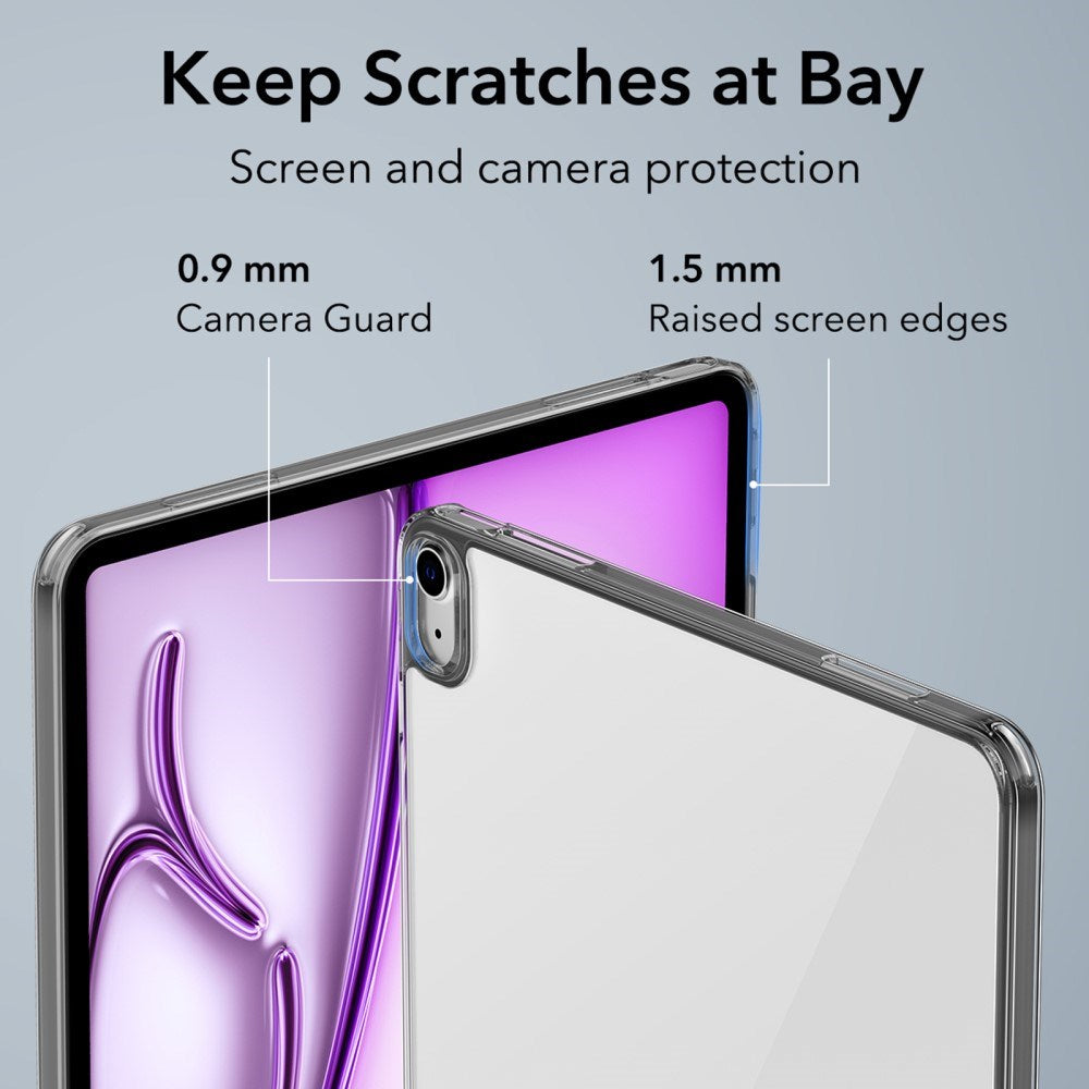 iPad Air 13" (2026 / 2025 / 2024) ESR Hybrid Cover - Gennemsigtig