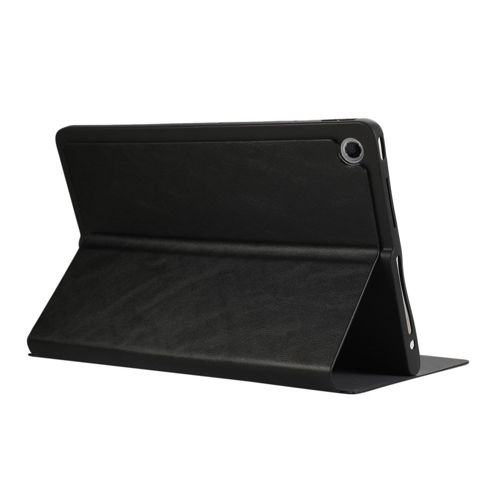 EIDERWOOD Lenovo Tab Plus 11.5" Vegansk Læder Cover m. Ståfunktion - Sort