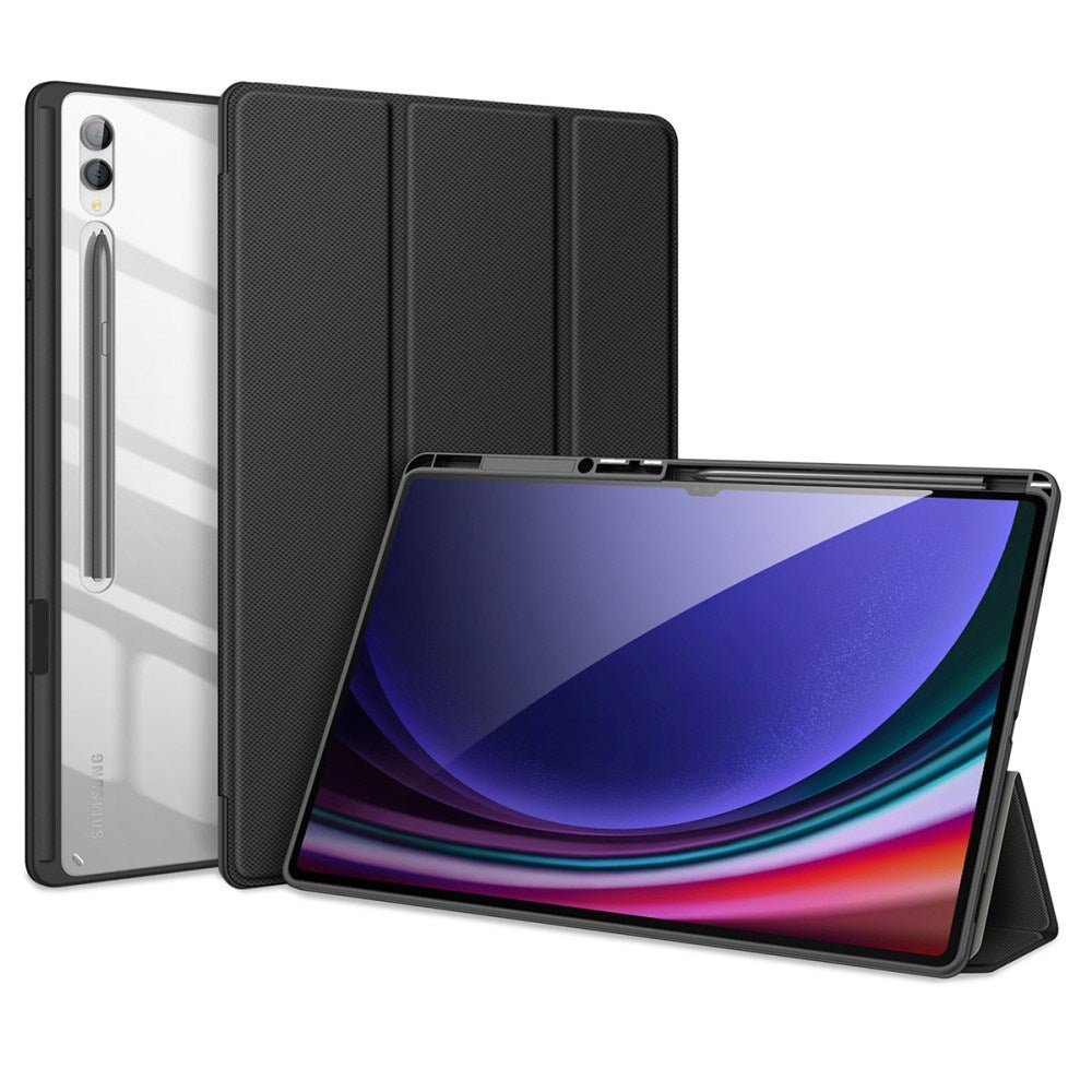 Samsung Galaxy Tab S10 Ultra Shockproof Cover m. Penholder - DUX DUCIS TOBY Series - Sort