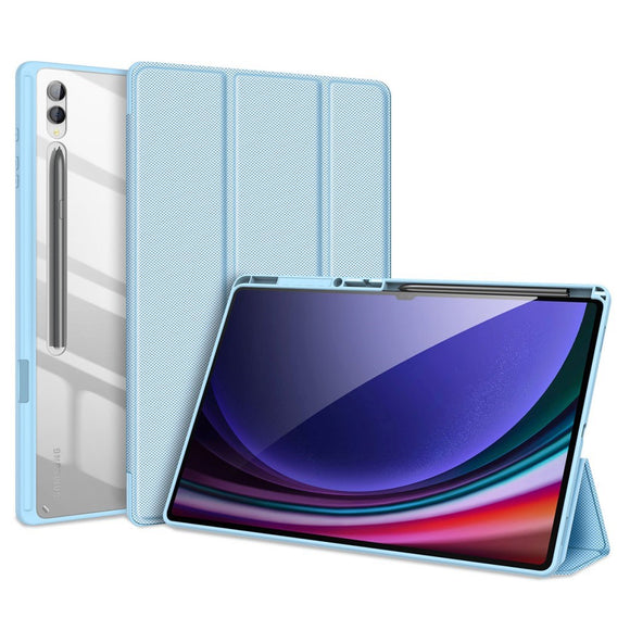 Samsung Galaxy Tab S10 Ultra Shockproof Cover m. Penholder - DUX DUCIS TOBY Series - Blå