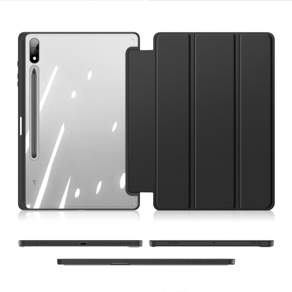 Samsung Galaxy Tab S10 Plus Shockproof Cover m. Penholder - DUX DUCIS TOBY Series - Sort