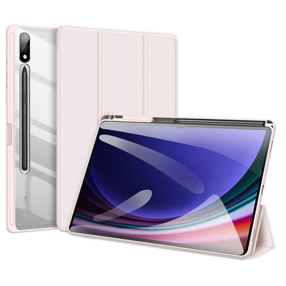 Samsung Galaxy Tab S10 Plus Shockproof Cover m. Penholder - DUX DUCIS TOBY Series - Lyserød