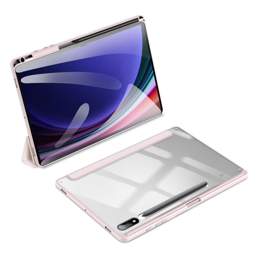 Samsung Galaxy Tab S10 Plus Shockproof Cover m. Penholder - DUX DUCIS TOBY Series - Lyserød