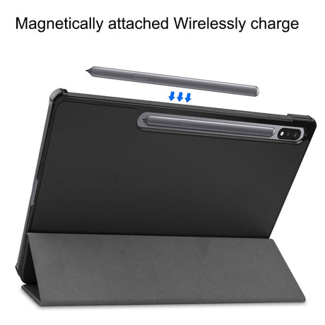 EIDERWOOD Samsung Galaxy Tab S10 Plus Vegansk Læder Cover m. Ståfunktion - Sort