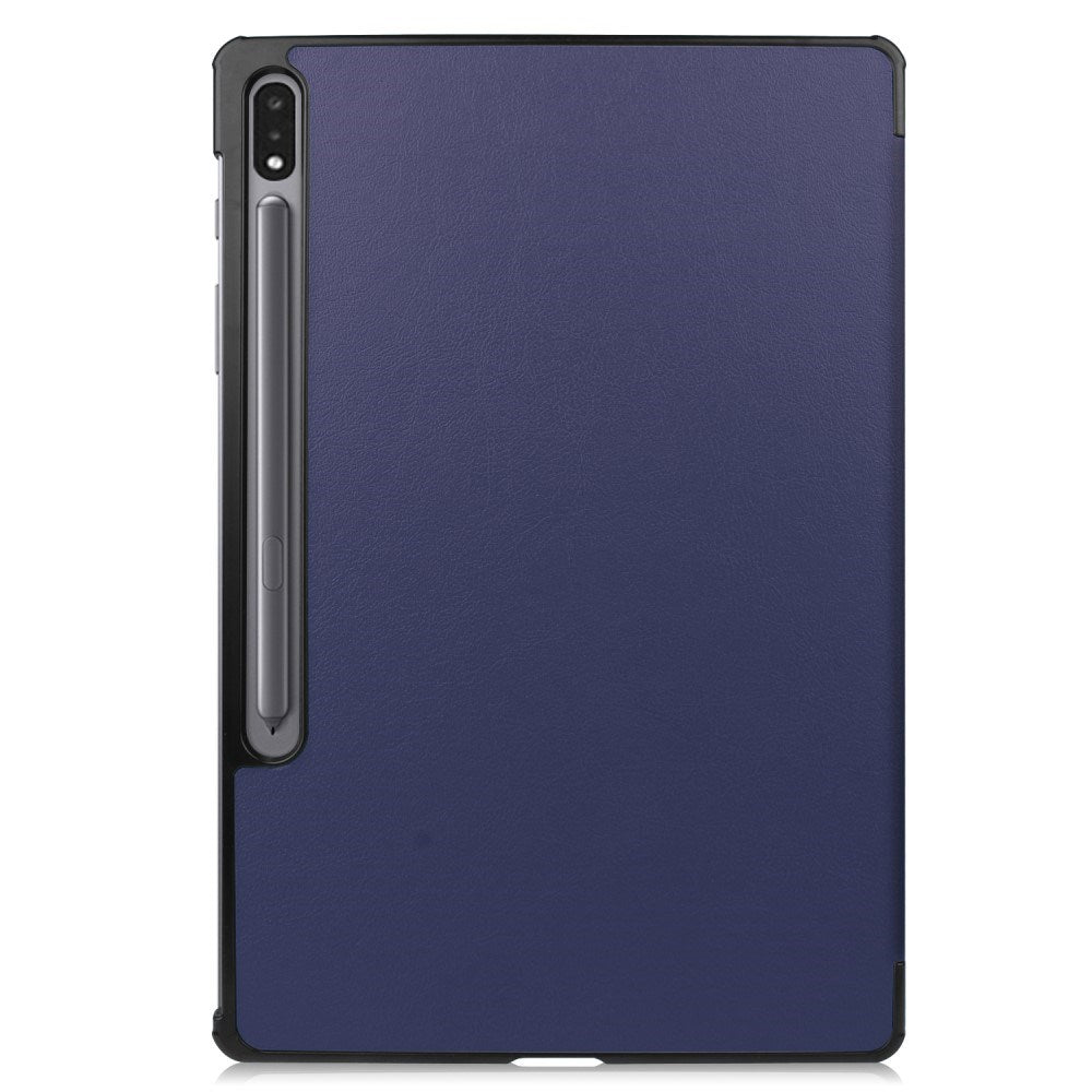 EIDERWOOD Samsung Galaxy Tab S10 Plus Vegansk Læder Cover m. Ståfunktion - Blå