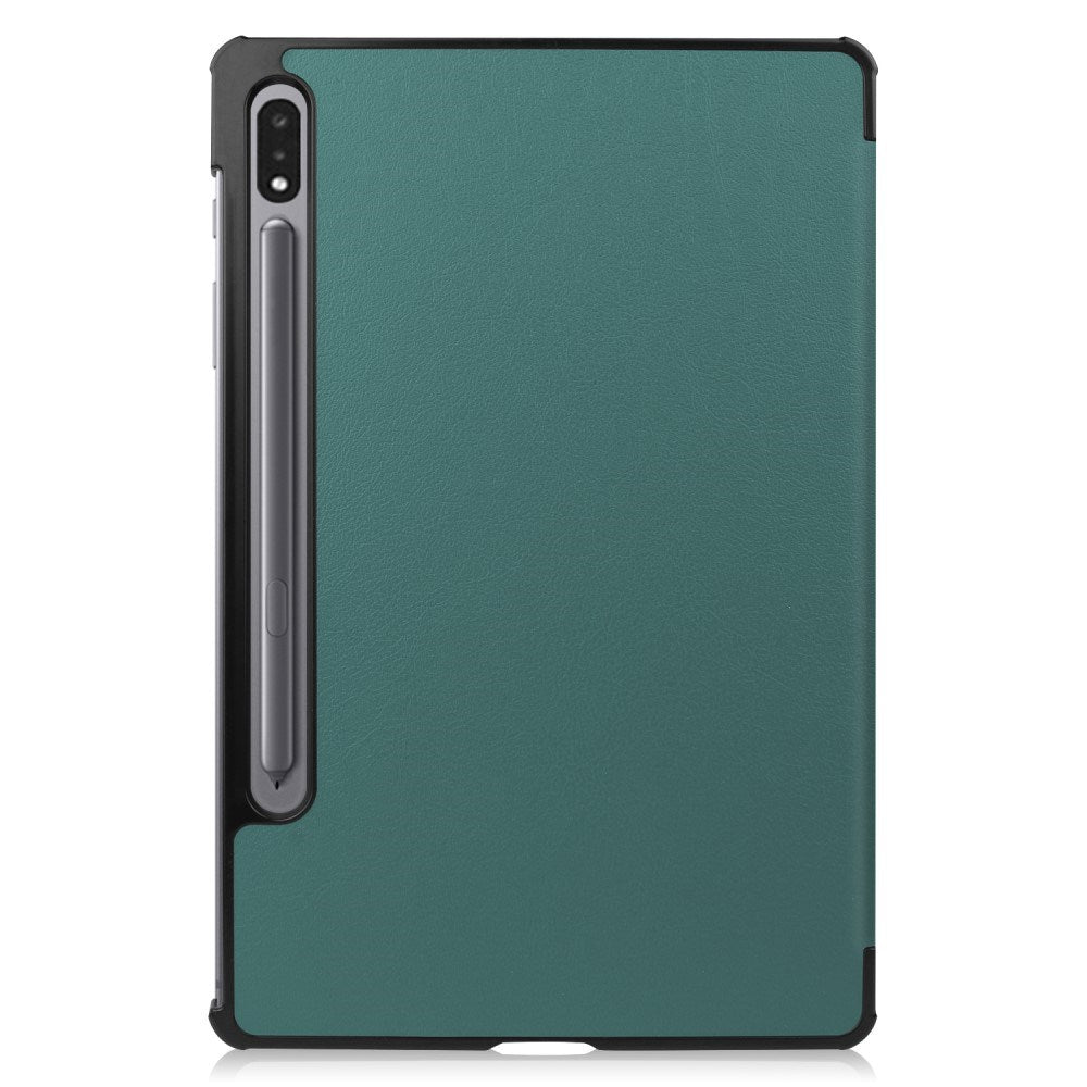 EIDERWOOD Samsung Galaxy Tab S10 Plus Vegansk Læder Cover m. Ståfunktion - Grøn