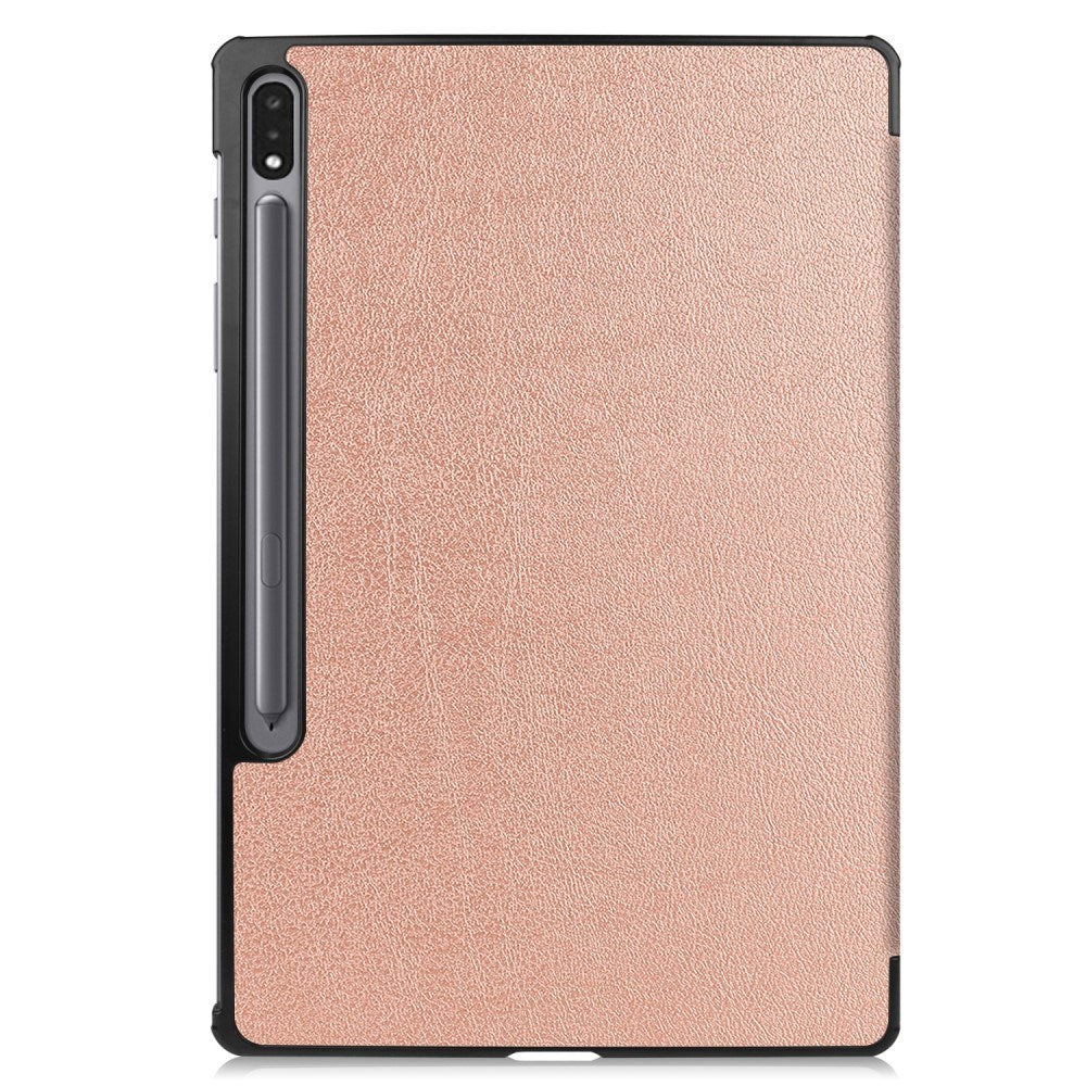 EIDERWOOD Samsung Galaxy Tab S10 Plus Vegansk Læder Cover m. Ståfunktion - Rosenguld