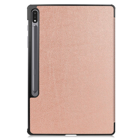 EIDERWOOD Samsung Galaxy Tab S10 Plus Vegansk Læder Cover m. Ståfunktion - Rosenguld