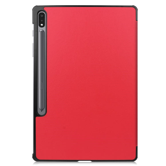 EIDERWOOD Samsung Galaxy Tab S10 Plus Vegansk Læder Cover m. Ståfunktion - Rød