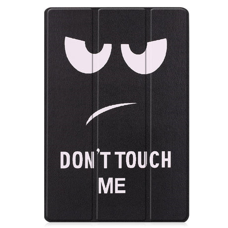 EIDERWOOD Samsung Galaxy Tab S10 Plus Vegansk Læder Cover m. Mønster - "Don't Touch Me"