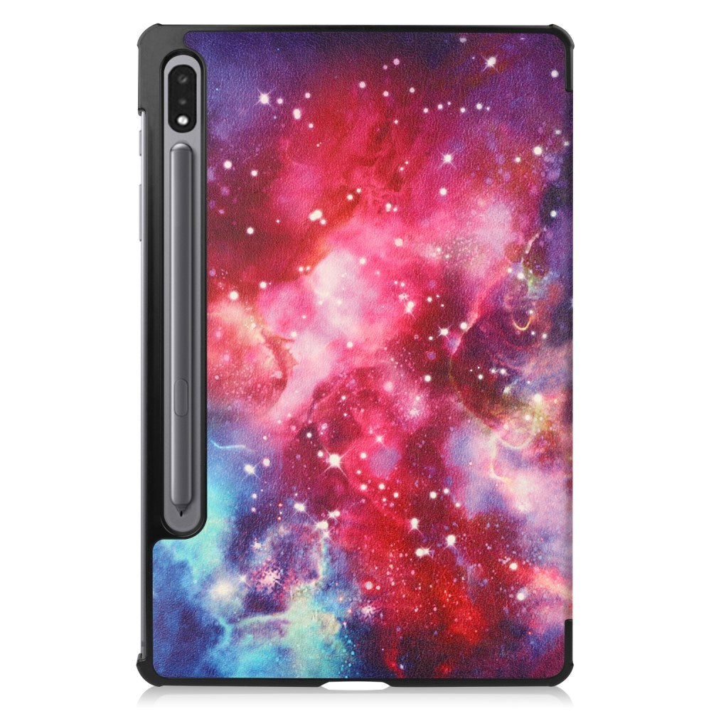 EIDERWOOD Samsung Galaxy Tab S10 Plus Vegansk Læder Cover m. Mønster - Galakse
